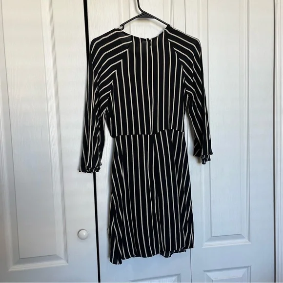 Top Shop MIDI Stripped Dress Size 4 - Picture 6 of 9